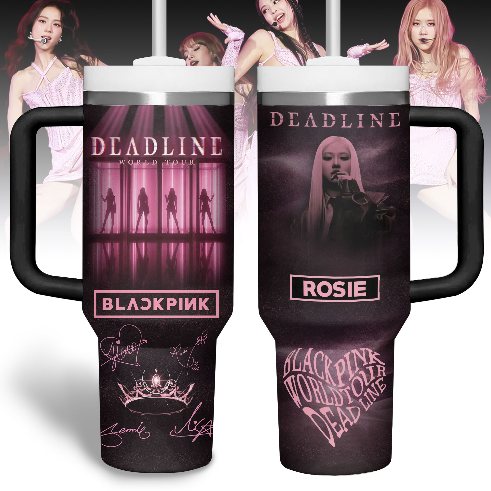 Blackpink Music Custom Stanley Cup 40 oz 30 oz Tumbler With HandleTVC2301180 - Image 5