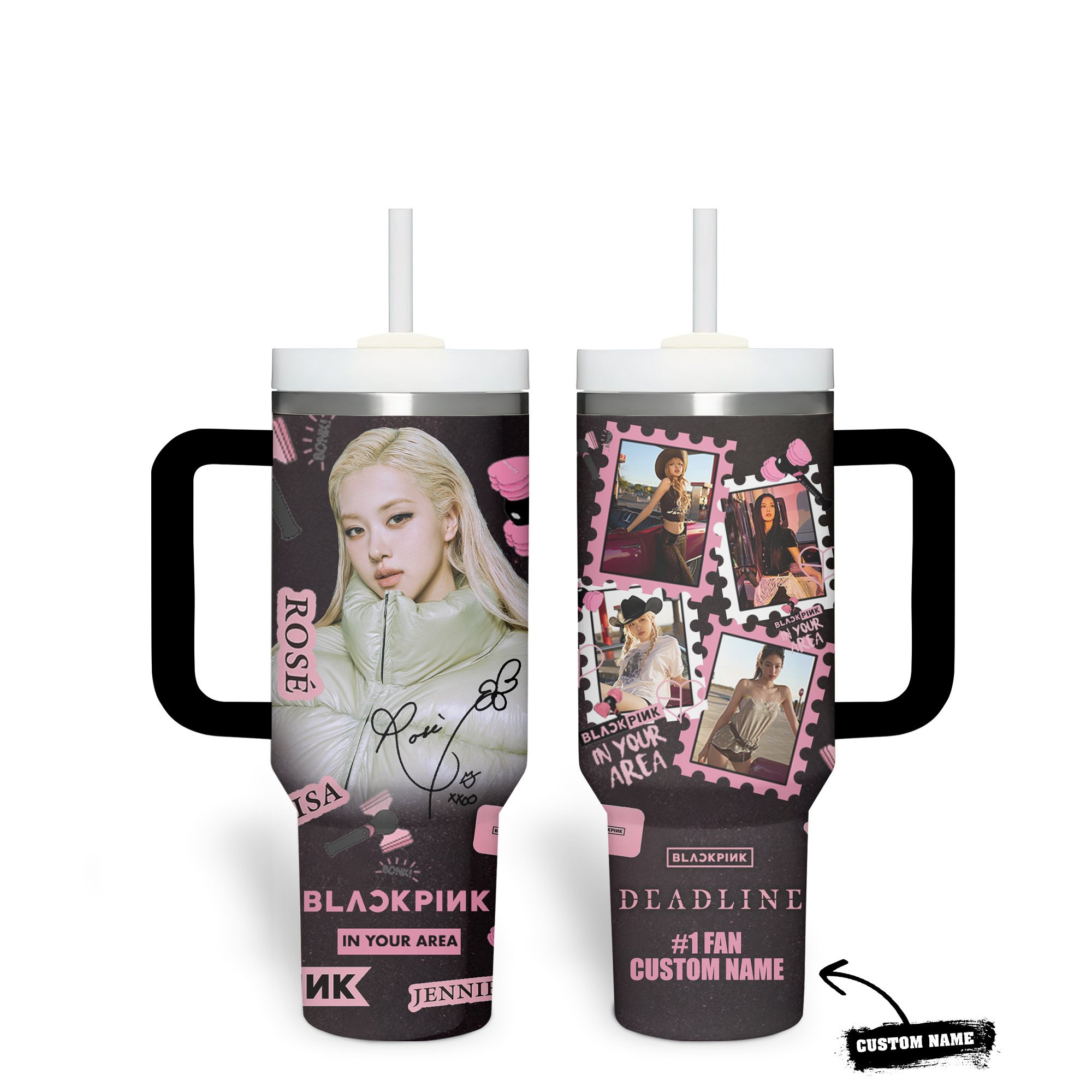 Blackpink Music Custom Stanley Cup 40 oz 30 oz Tumbler With HandleTVC230198