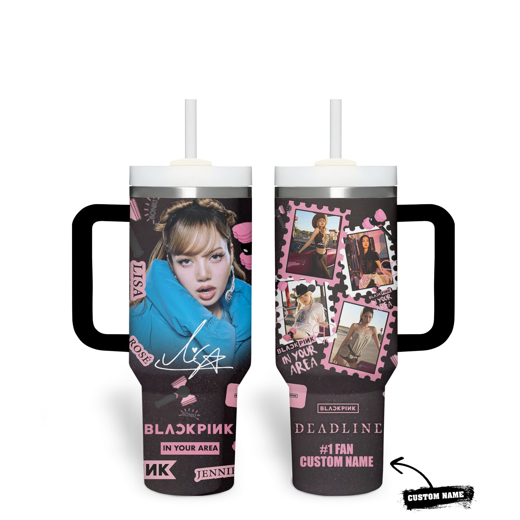 Blackpink Music Custom Stanley Cup 40 oz 30 oz Tumbler With HandleTVC230198