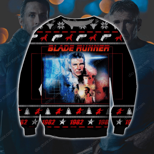 Blade Runner Ugly Christmas Sweater Adult 3D Funny Matching for family