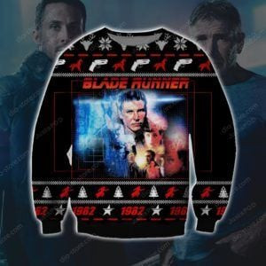 Blade Runner Ugly Christmas Sweater Adult 3D Funny Matching for family