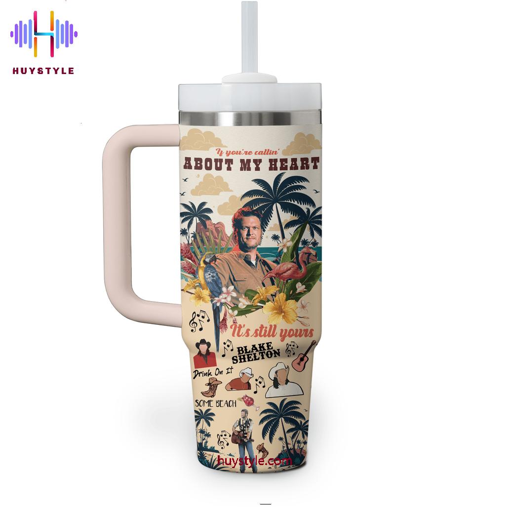 Blake Shelton Music Custom Stanley Cup 40 oz 30 oz Tumbler With HandleTVC2301697 - Image 3