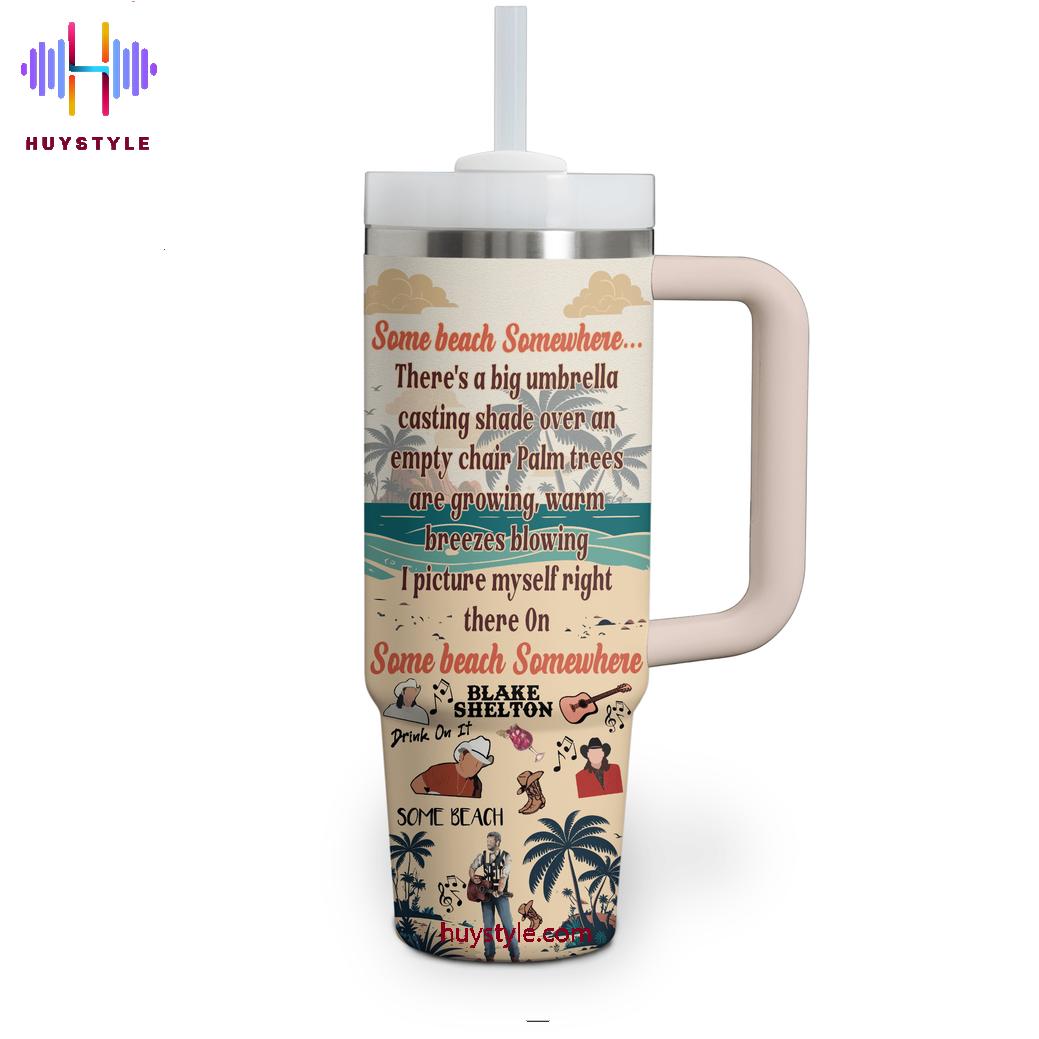Blake Shelton Music Custom Stanley Cup 40 oz 30 oz Tumbler With HandleTVC2301697 - Image 4