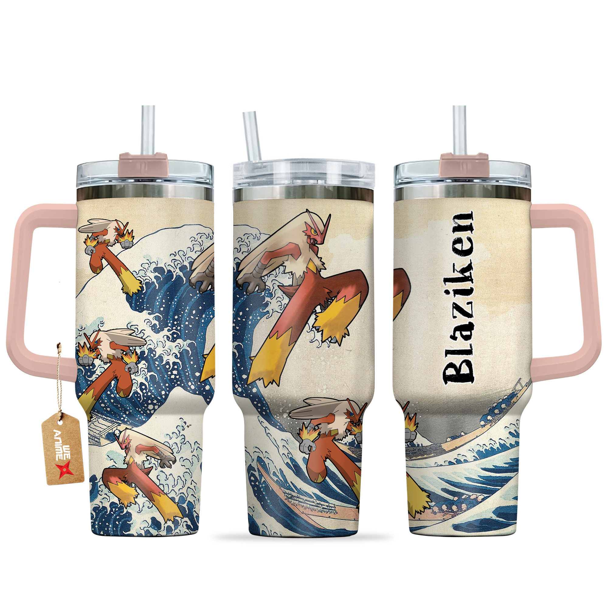 Blaziken Pokemon Anime Custom Stanley Cup 40 oz 30 oz Tumbler With HandleTVC2301137