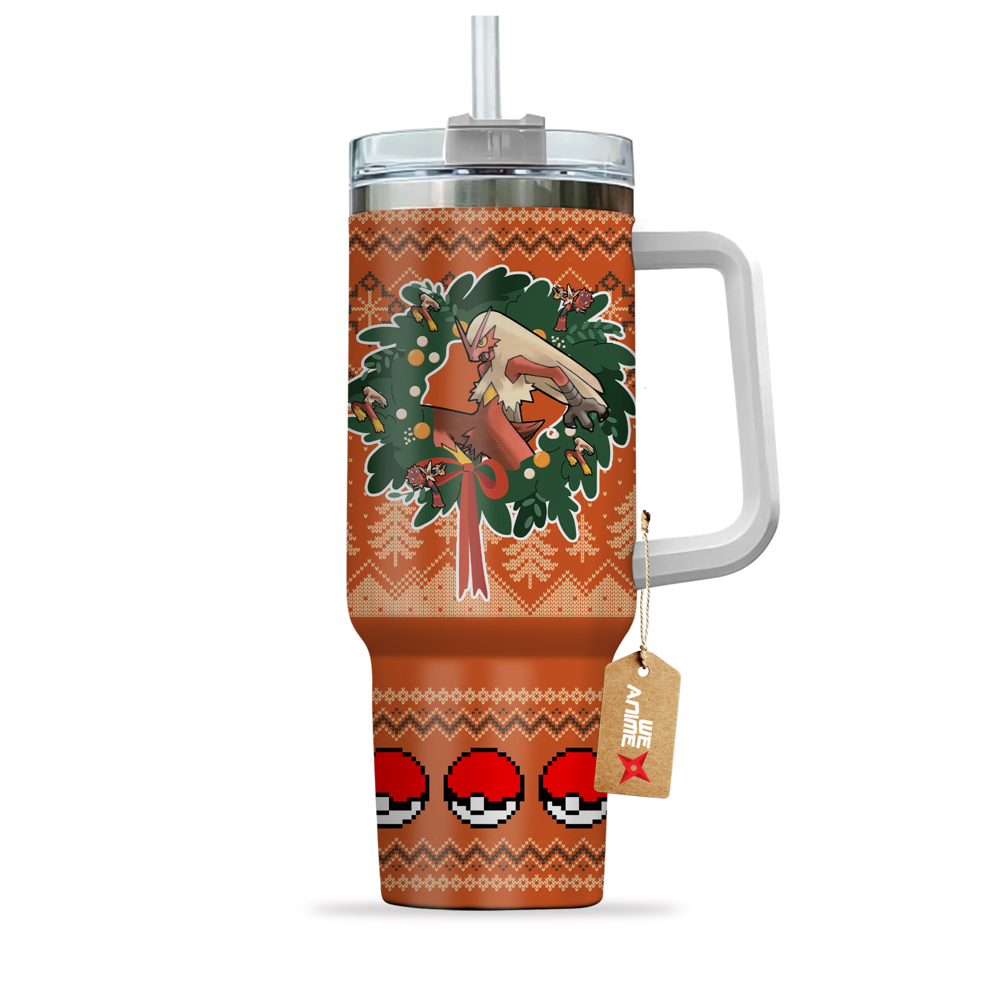 Blaziken Pokemon Anime Custom Stanley Cup 40 oz 30 oz Tumbler With HandleTVC2301155 - Image 3