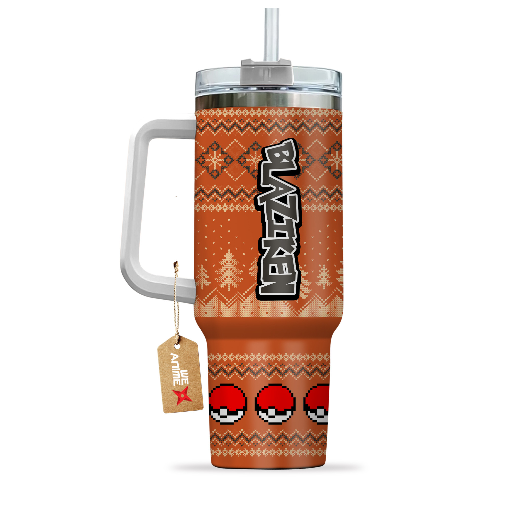 Blaziken Pokemon Anime Custom Stanley Cup 40 oz 30 oz Tumbler With HandleTVC2301155 - Image 4