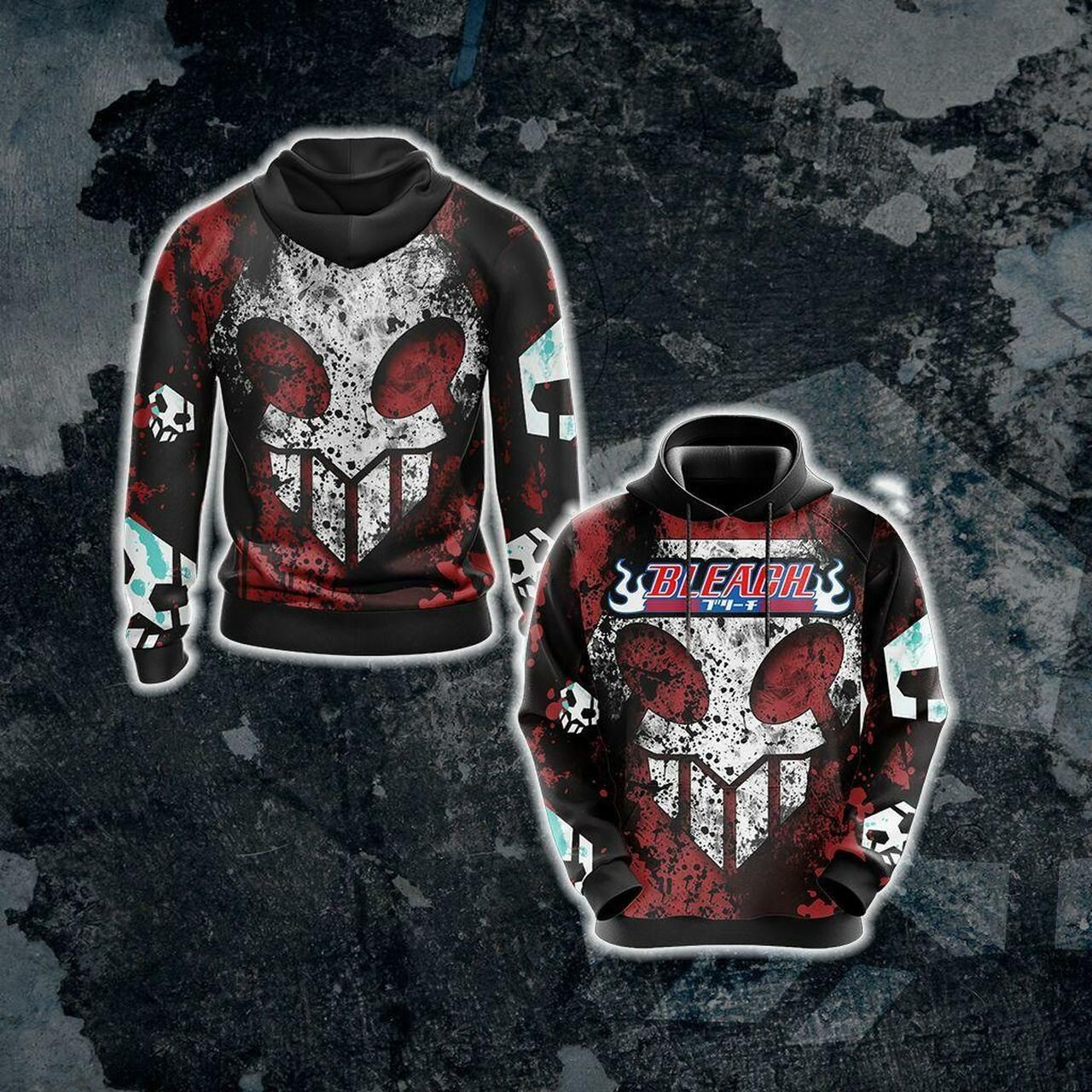 Bleach Logo Unisex 3D All Over Print Hoodie, Zip Hoodie