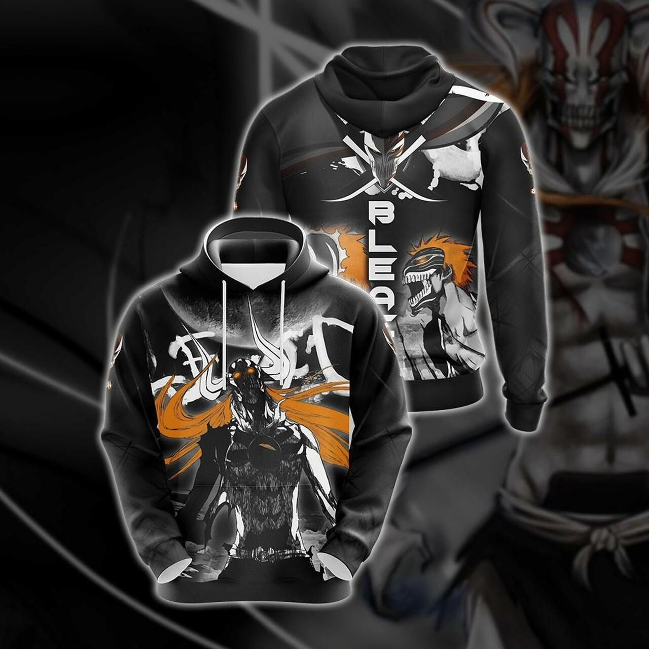 Bleach New Look Unisex 3D All Over Print Hoodie, Zip Hoodie