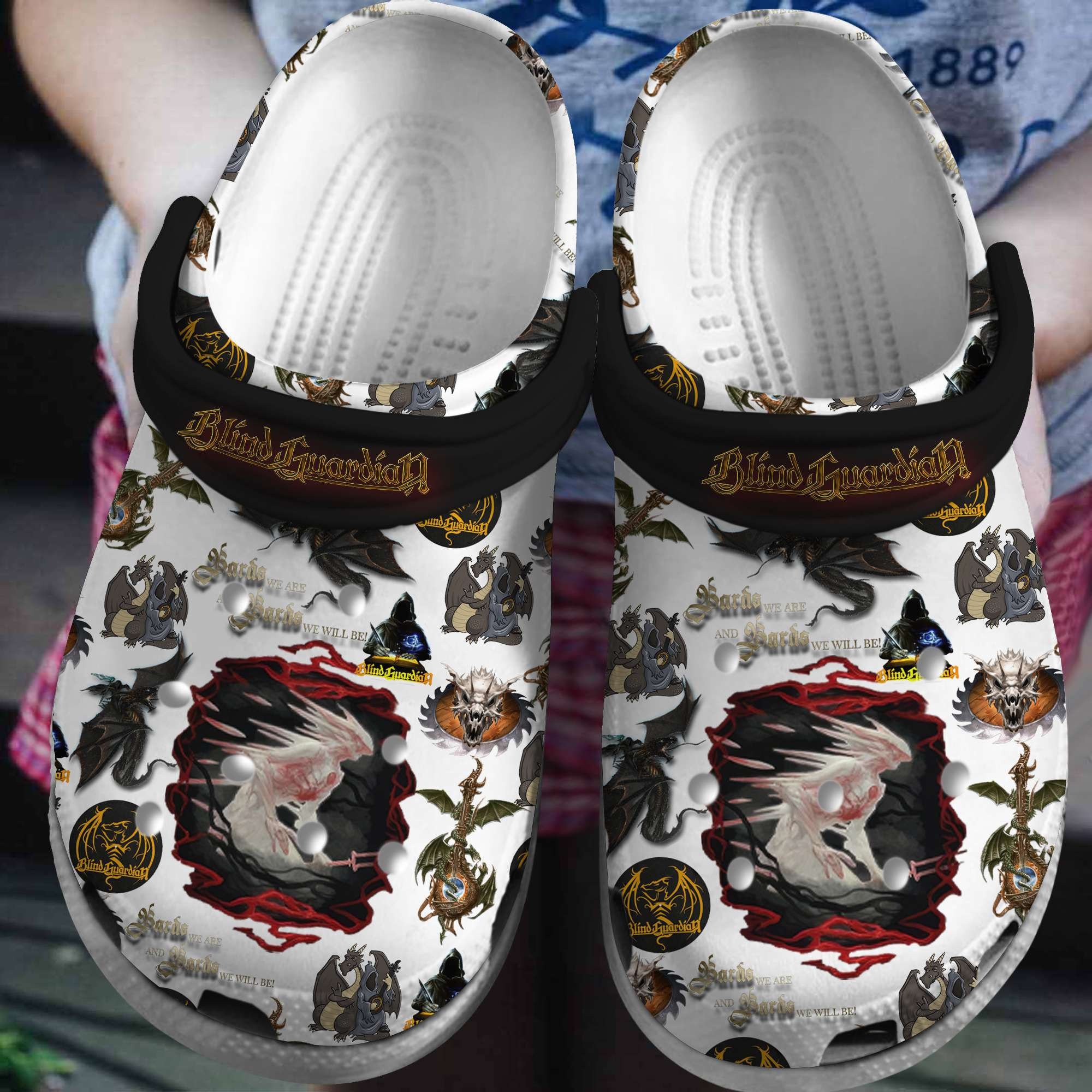 Blind Guardian Music Crocs Crocband Clogs Shoes Comfortable For Men Women and Kids