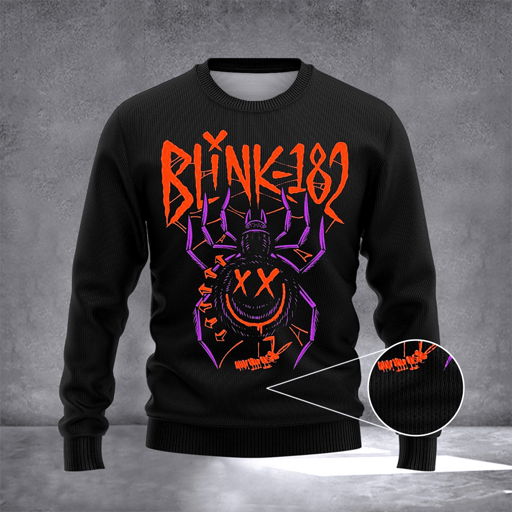 Blink 182 Halloween Sweater For 2024 Rock Band Fans Merchandise Gift For Halloween - Image 2