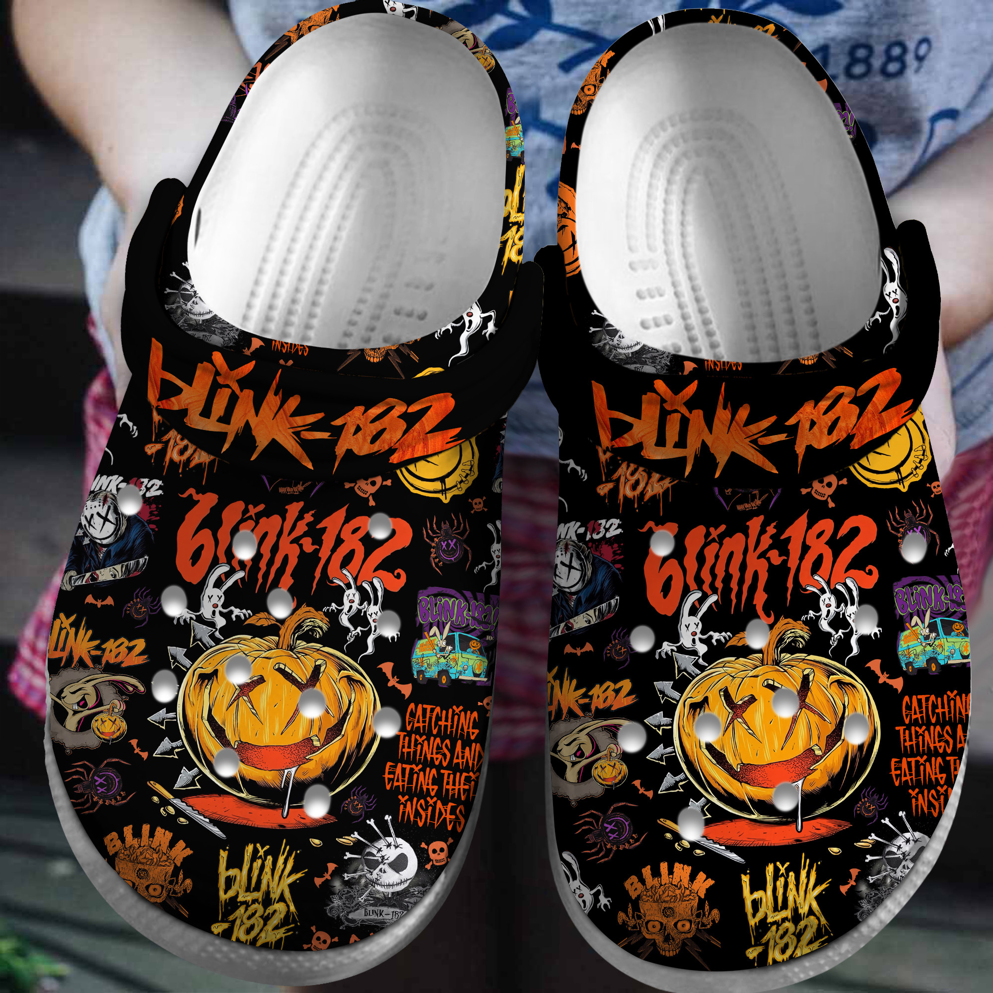 Blink 182 Music Crocs Crocband Clogs Shoes Comfortable For Men Women and Kids
