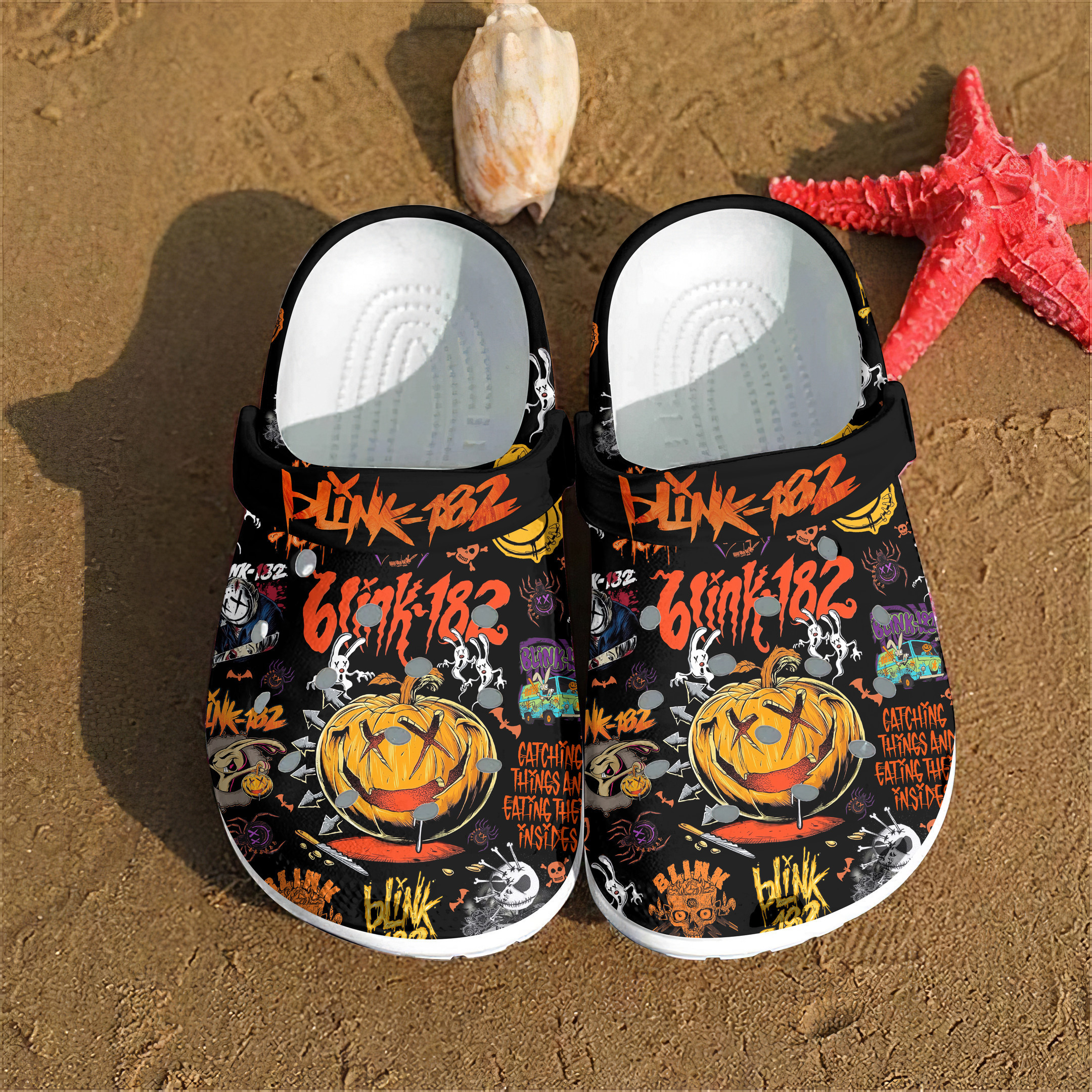 Blink 182 Music Crocs Crocband Clogs Shoes Comfortable For Men Women and Kids - Image 4
