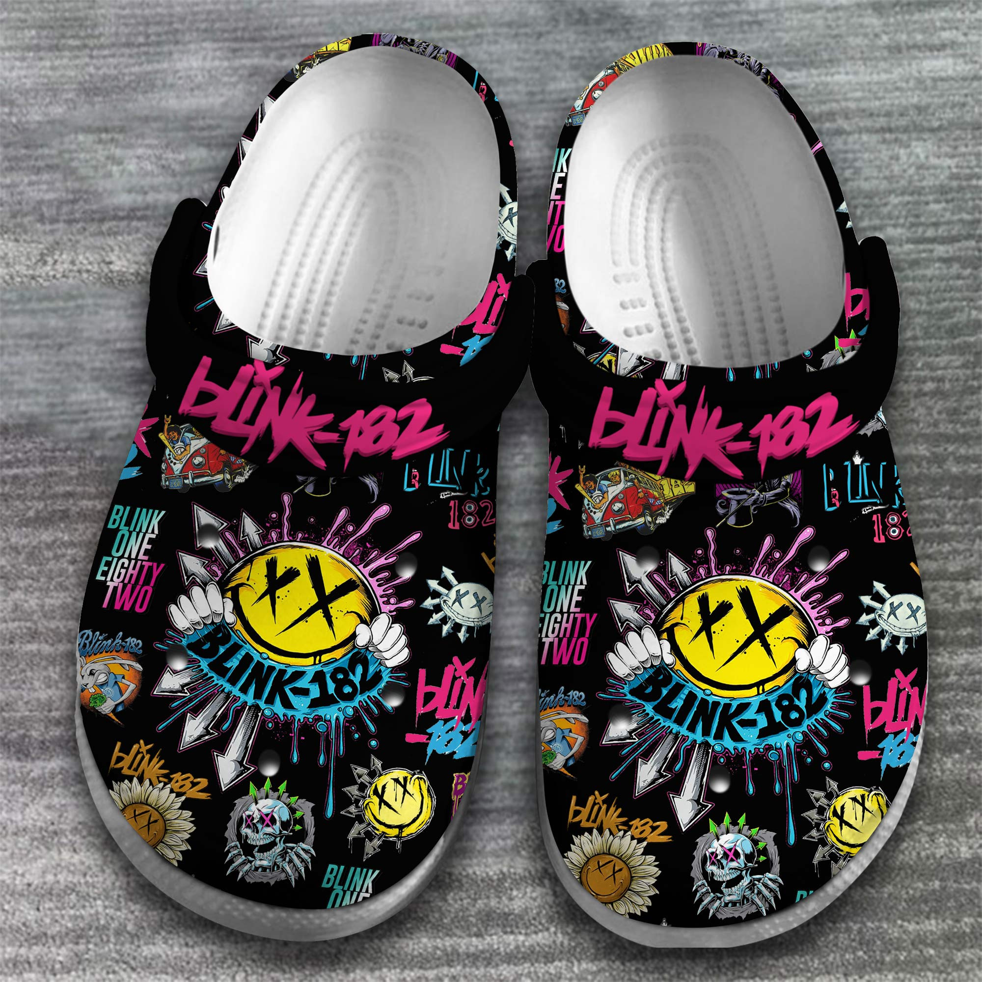 Blink-182 Music Crocs Crocband Clogs Shoes Comfortable For Men Women and Kids - Image 2