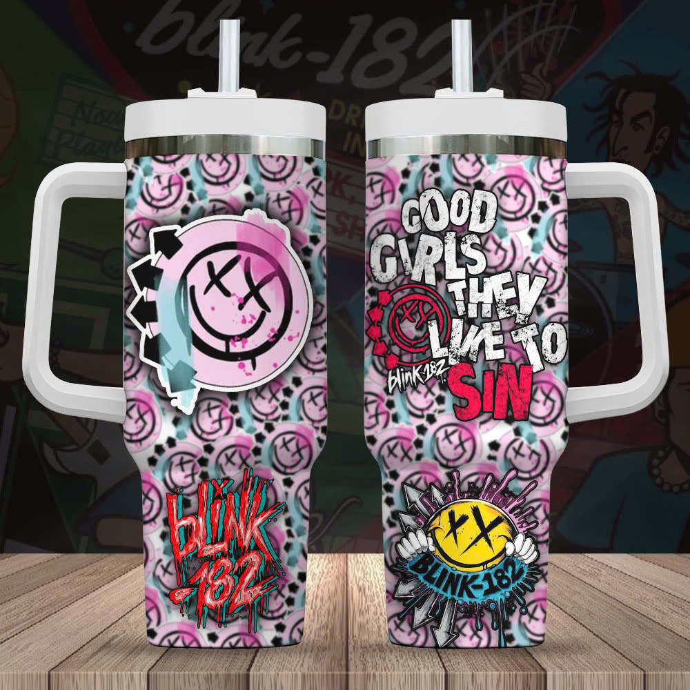 Blink-182 Music Custom Stanley Cup 40 oz 30 oz Tumbler With HandleTVC2301248