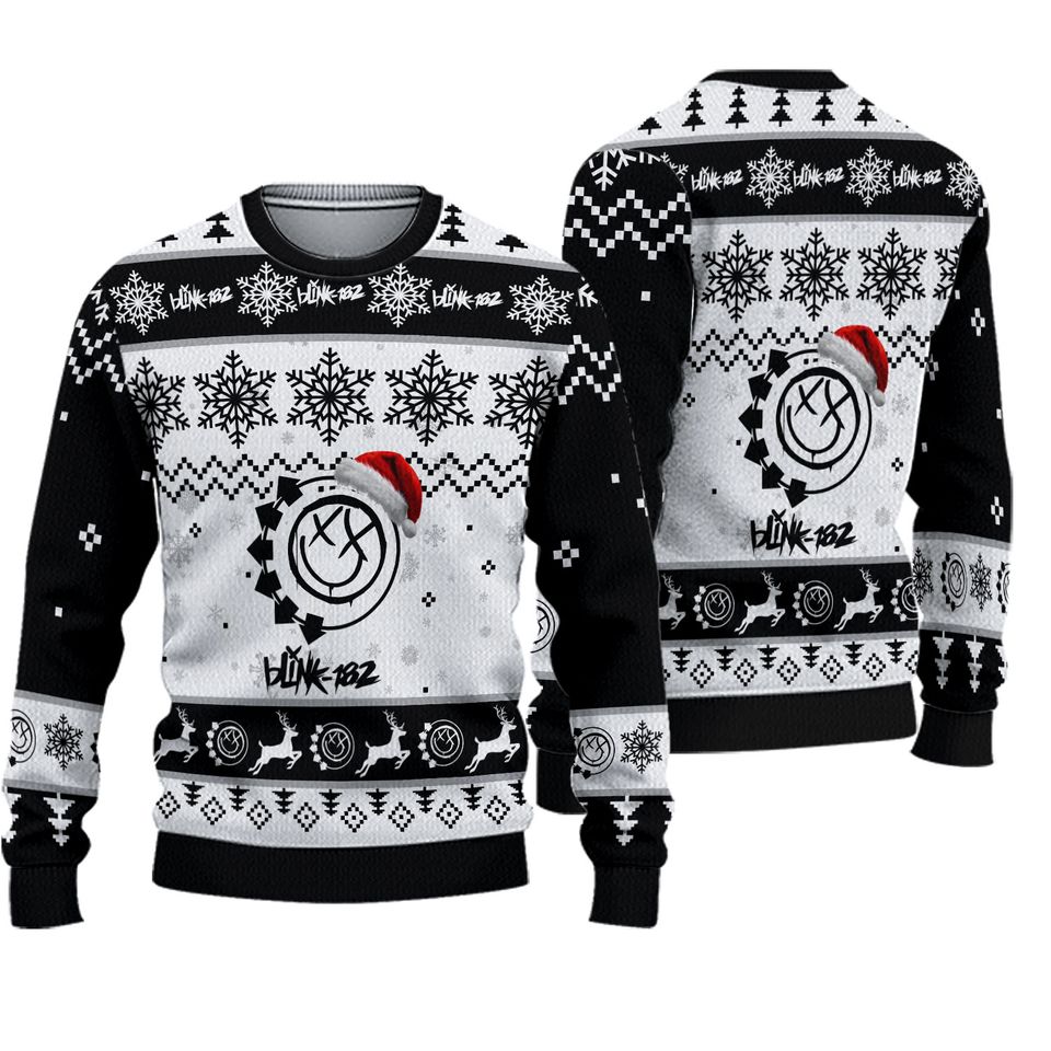 Blink Jumper Rock Band182 Ugly Sweater