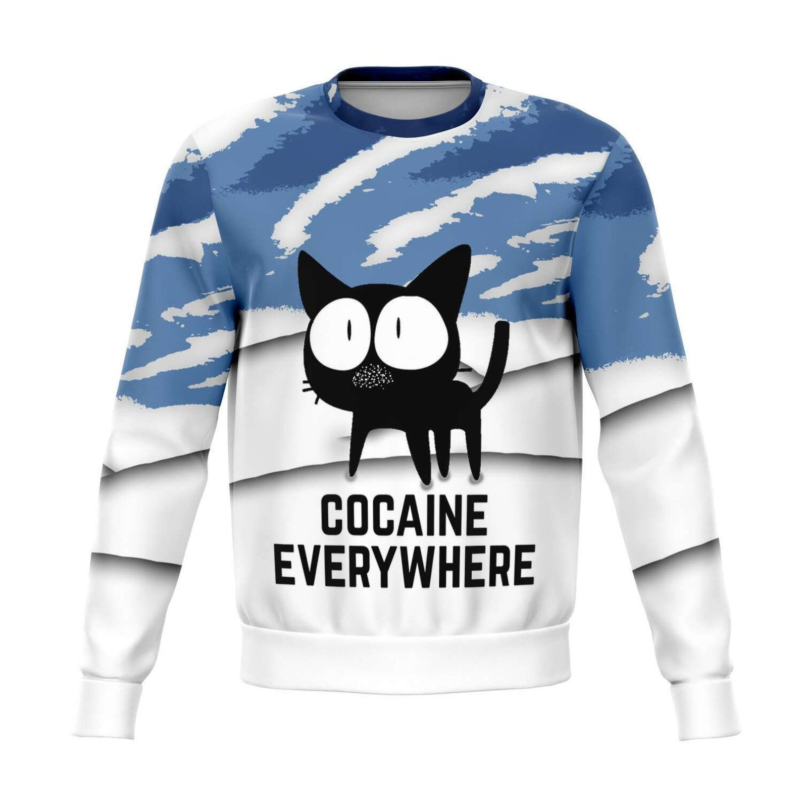 Blow Everywhere Ugly Christmas Sweater Adult 3D Funny Matching for family