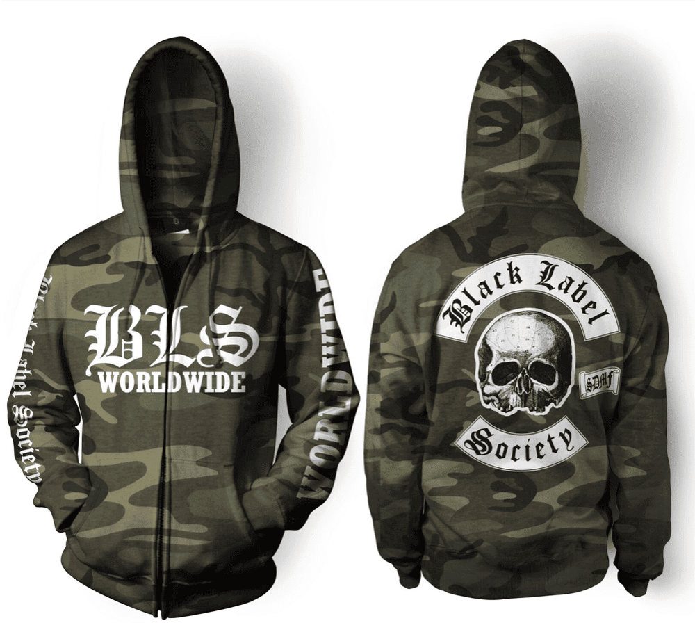 BLS Worldwide Black Label Society 3D All Over Print Hoodie, Zip Hoodie