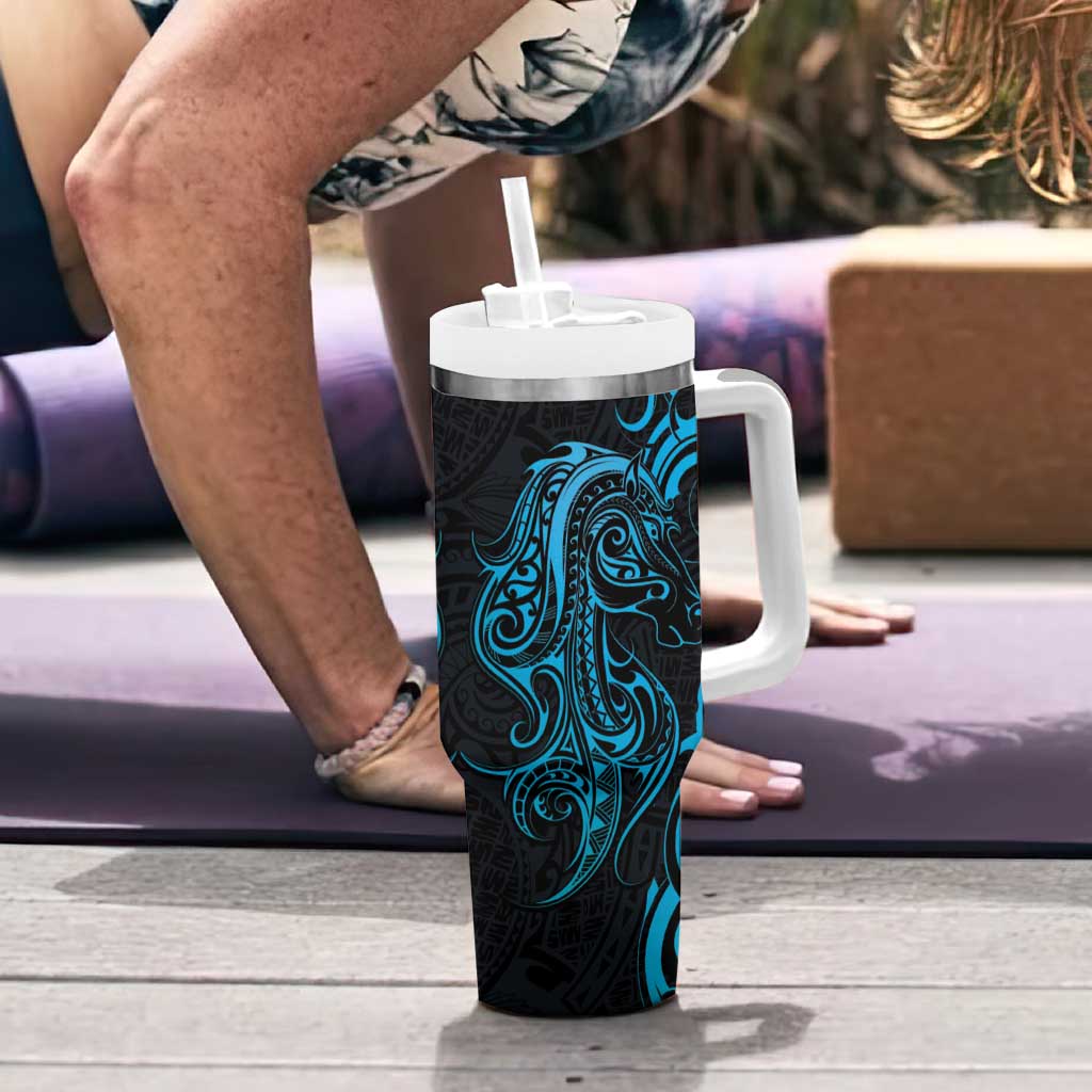 Blue Aoteara Horse Racing NZ Maori Custom Stanley Cup 40 oz 30 oz Tumbler With HandleTVC2301391 - Image 6