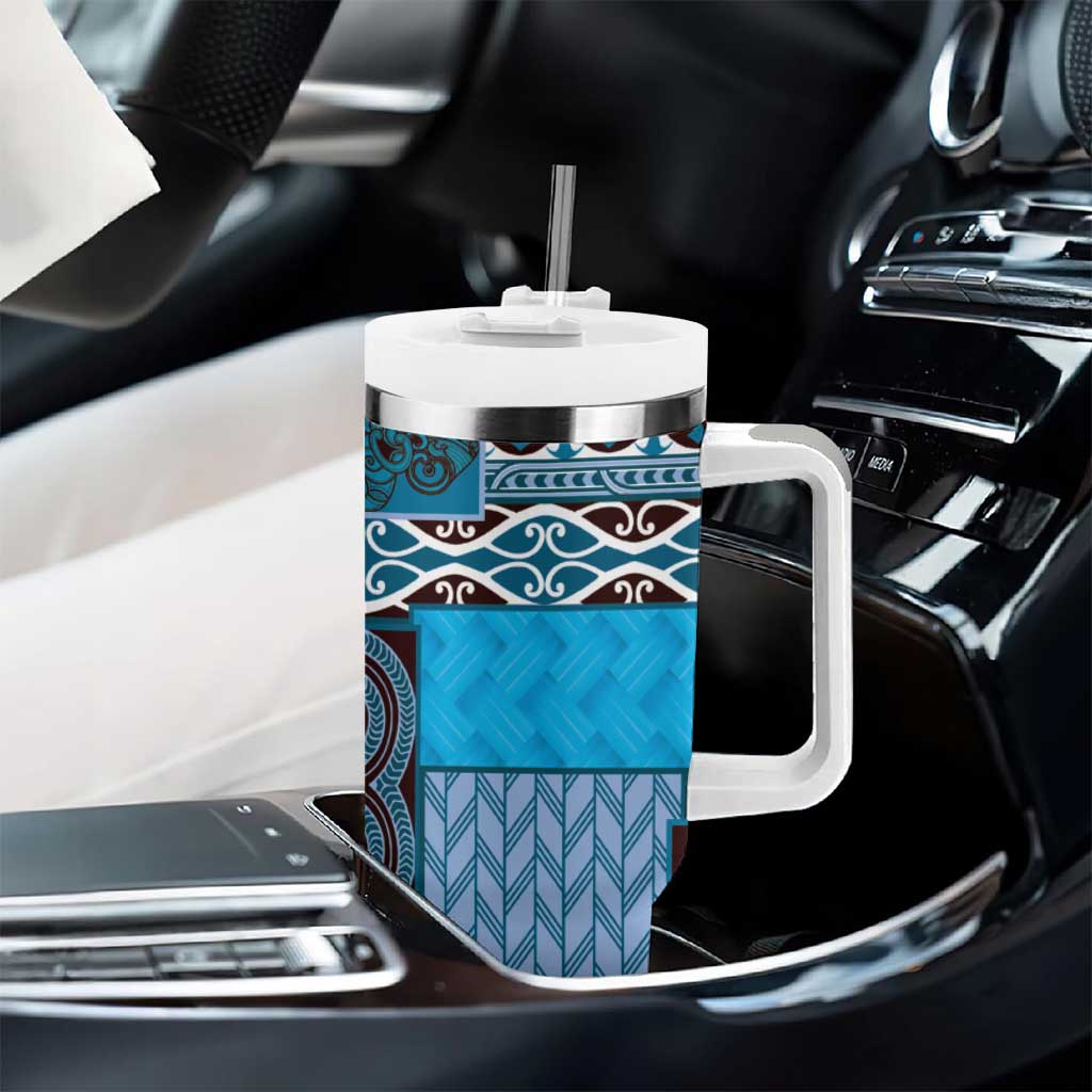 Blue Aotearoa Kowhaiwhai Pattern Custom Stanley Cup 40 oz 30 oz Tumbler With HandleTVC2301258 - Image 8