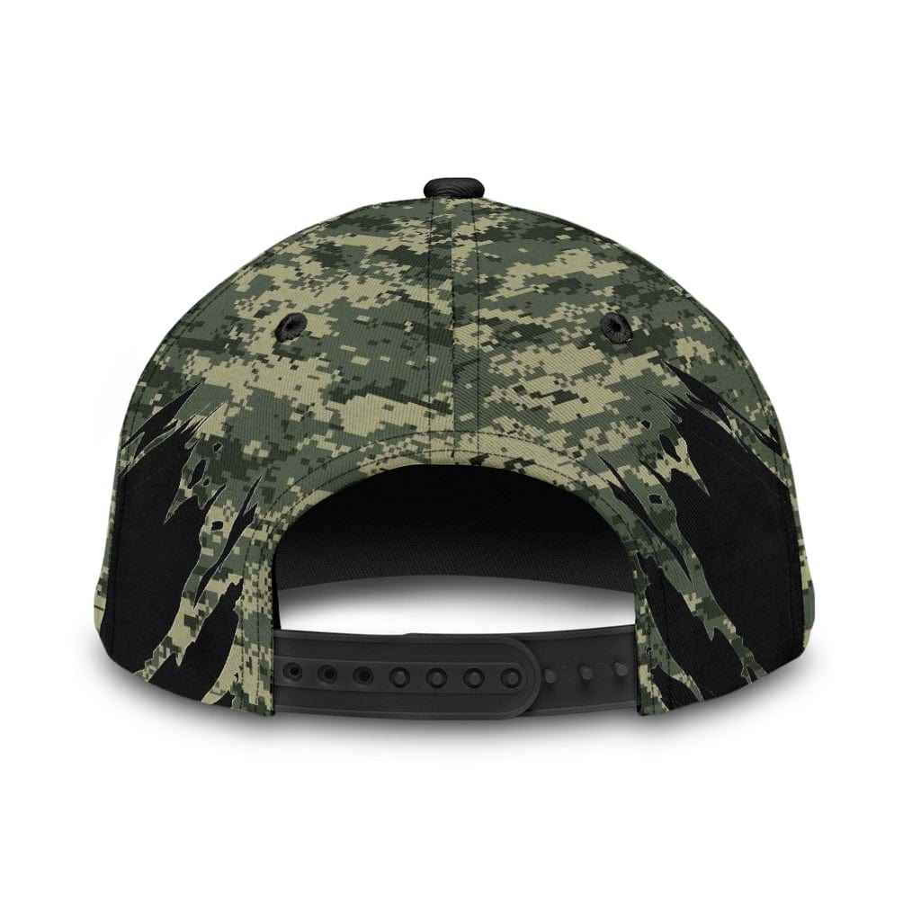 Blue Line Camouflage Loyalty Firefighter Pride Baseball Cap  Trucker Hats Custom Hats Gifts For Men & Women