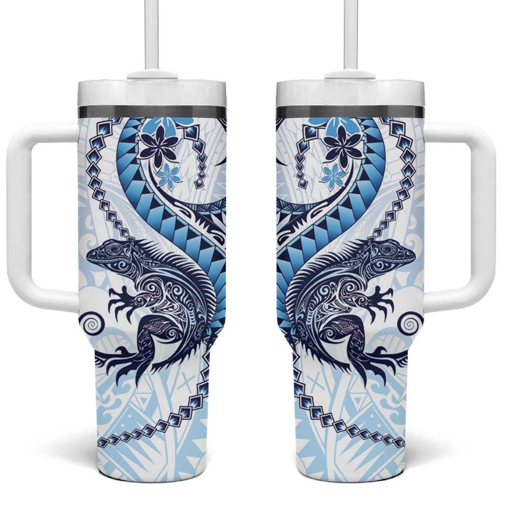 Blue Maori Tuatara Luxury Pastel Custom Stanley Cup 40 oz 30 oz Tumbler With HandleTVC2301377