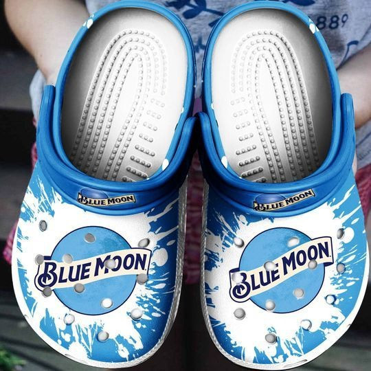 Blue Moon Beer Drink Gift Rubber clog Shoes Comfy Footwear