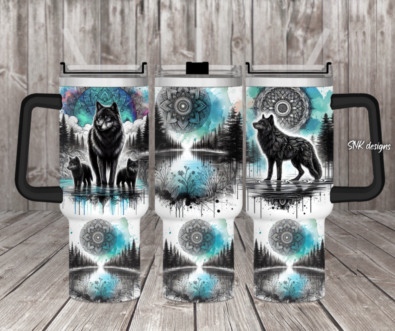 Blue Wolf Custom Stanley Cup 40 oz 30 oz Tumbler With HandleTVC2301705