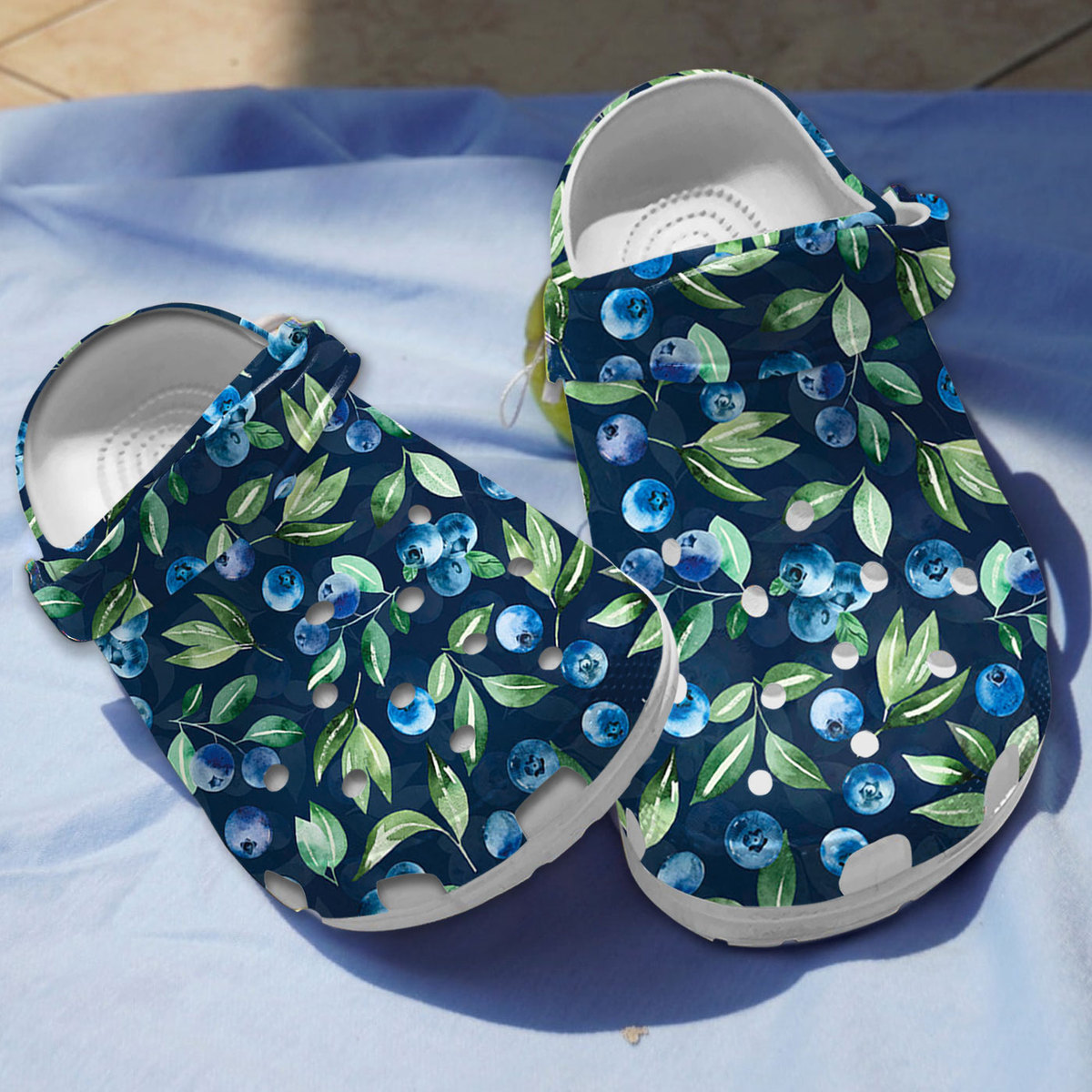 Blueberry Fruit Crocs Crocband Clogs Shoes Comfortable For Men Women and Kids