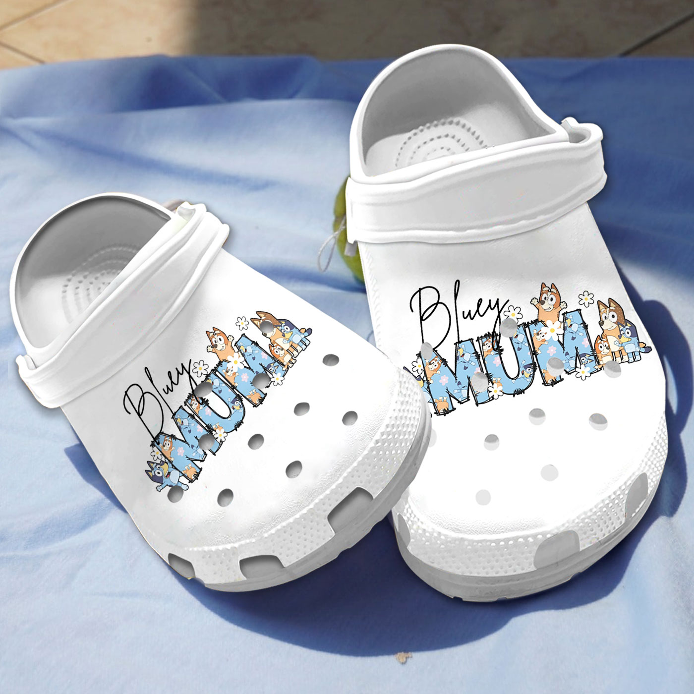Bluey Cartoon Crocs Crocband Clogs Shoes Comfortable For Men Women and Kids