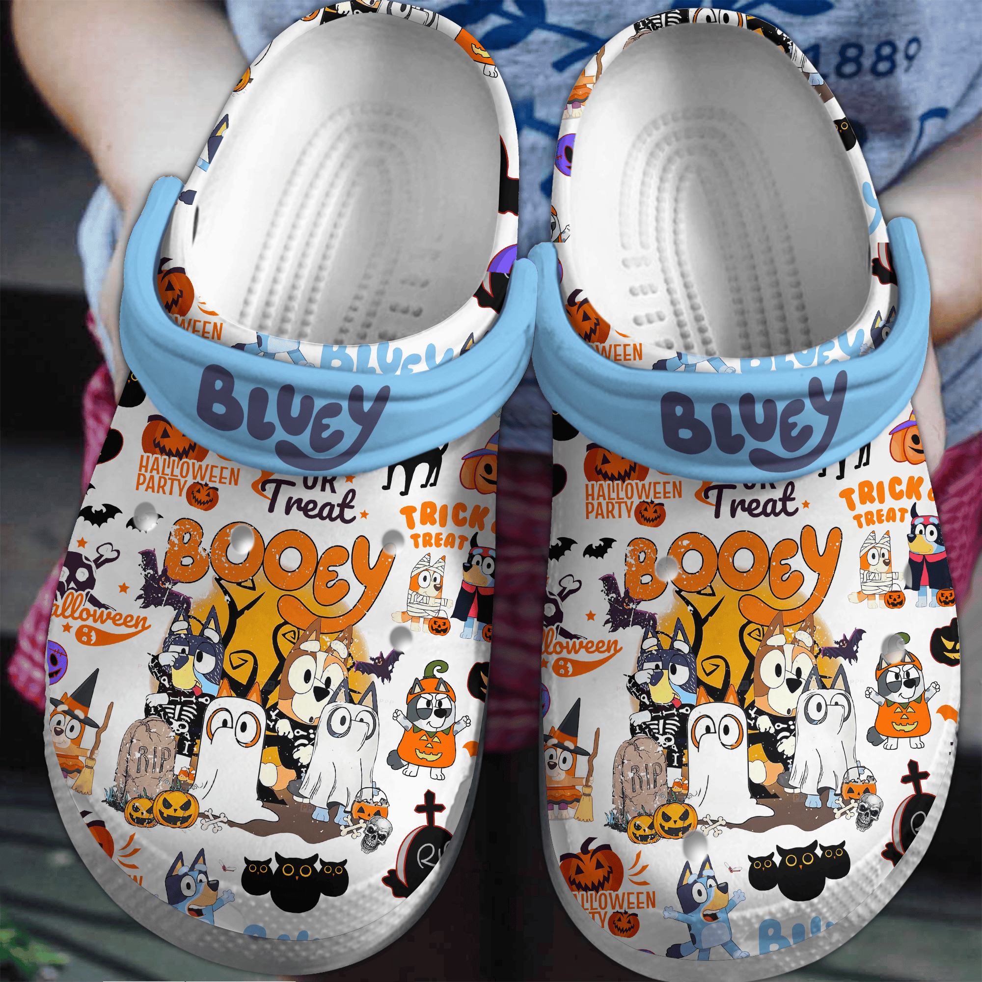 Bluey Cartoon Crocs Crocband Clogs Shoes Comfortable For Men Women and Kids