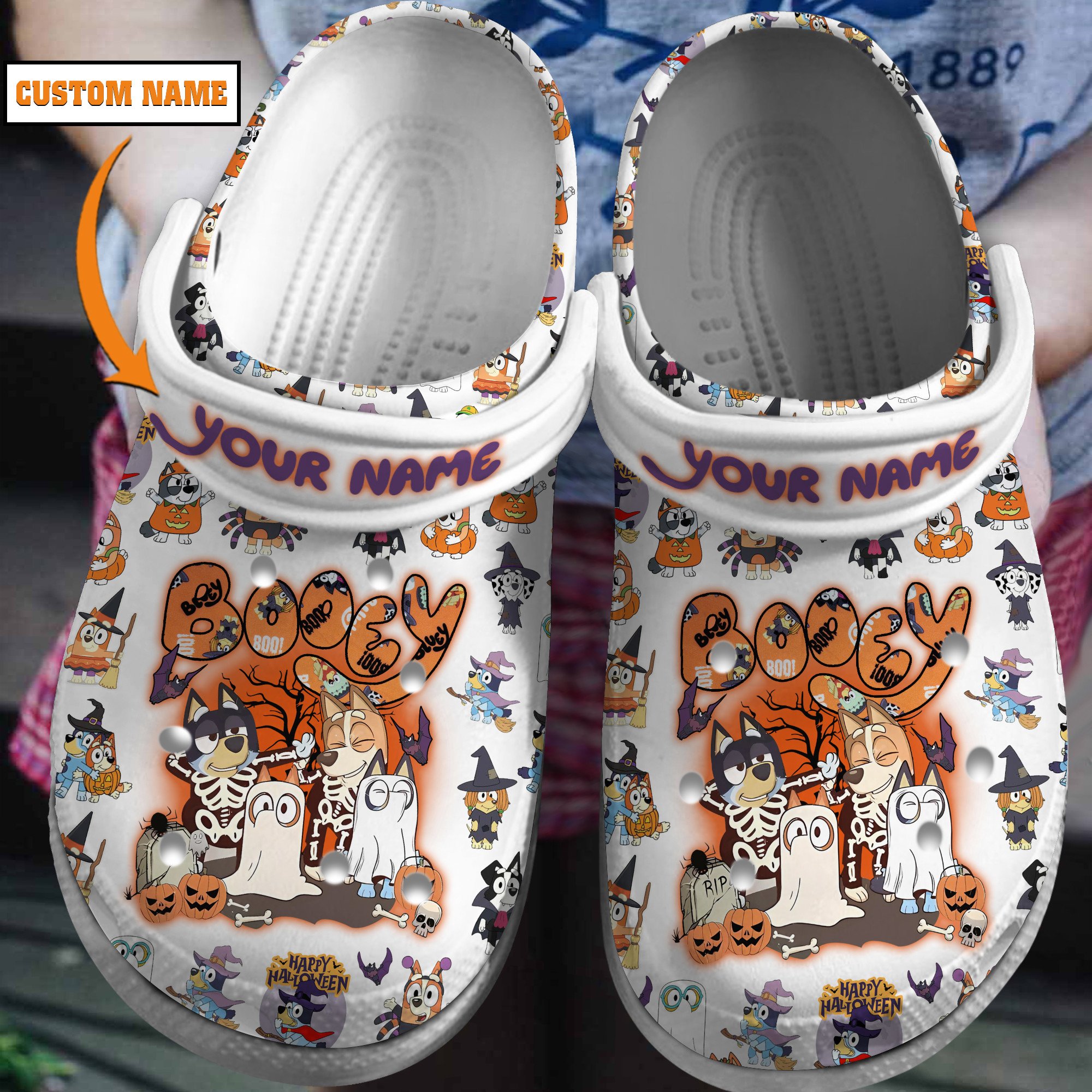 Bluey Cartoon Crocs Crocband Clogs Shoes Comfortable For Men Women and Kids