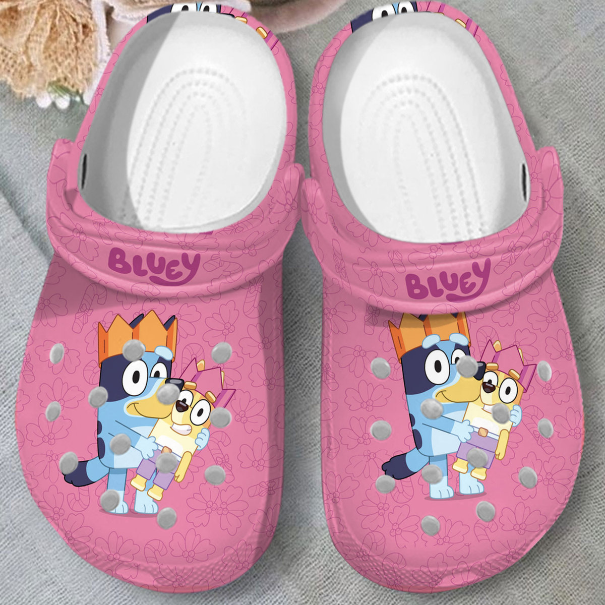 Bluey Cartoon Crocs Crocband Clogs Shoes Comfortable For Men Women and Kids - Image 2