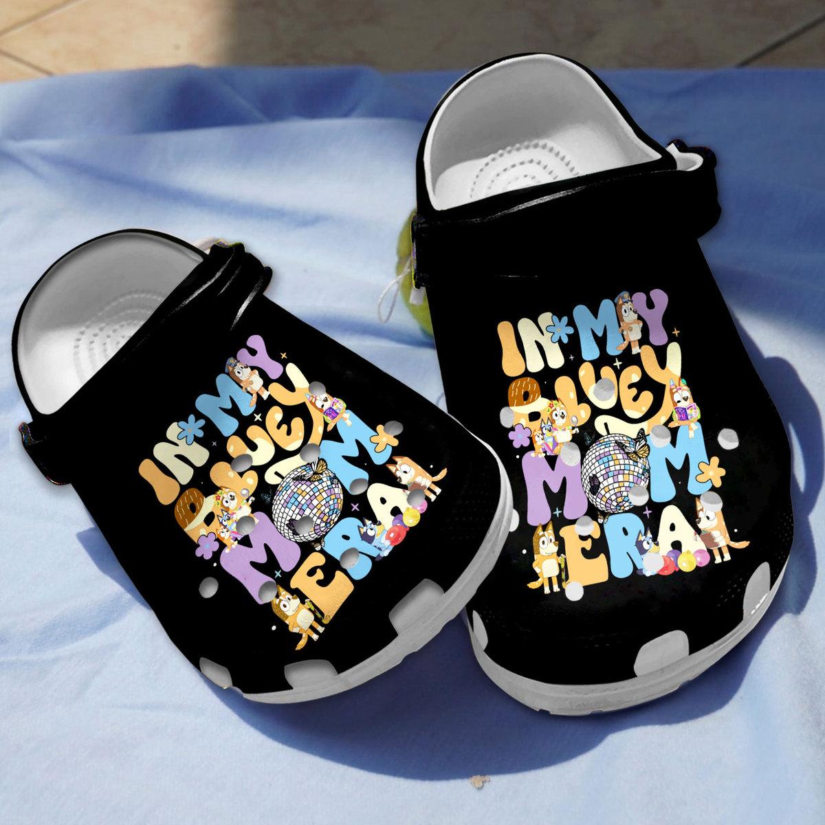 Bluey Cartoon Crocs Crocband Clogs Shoes Comfortable For Men Women and Kids