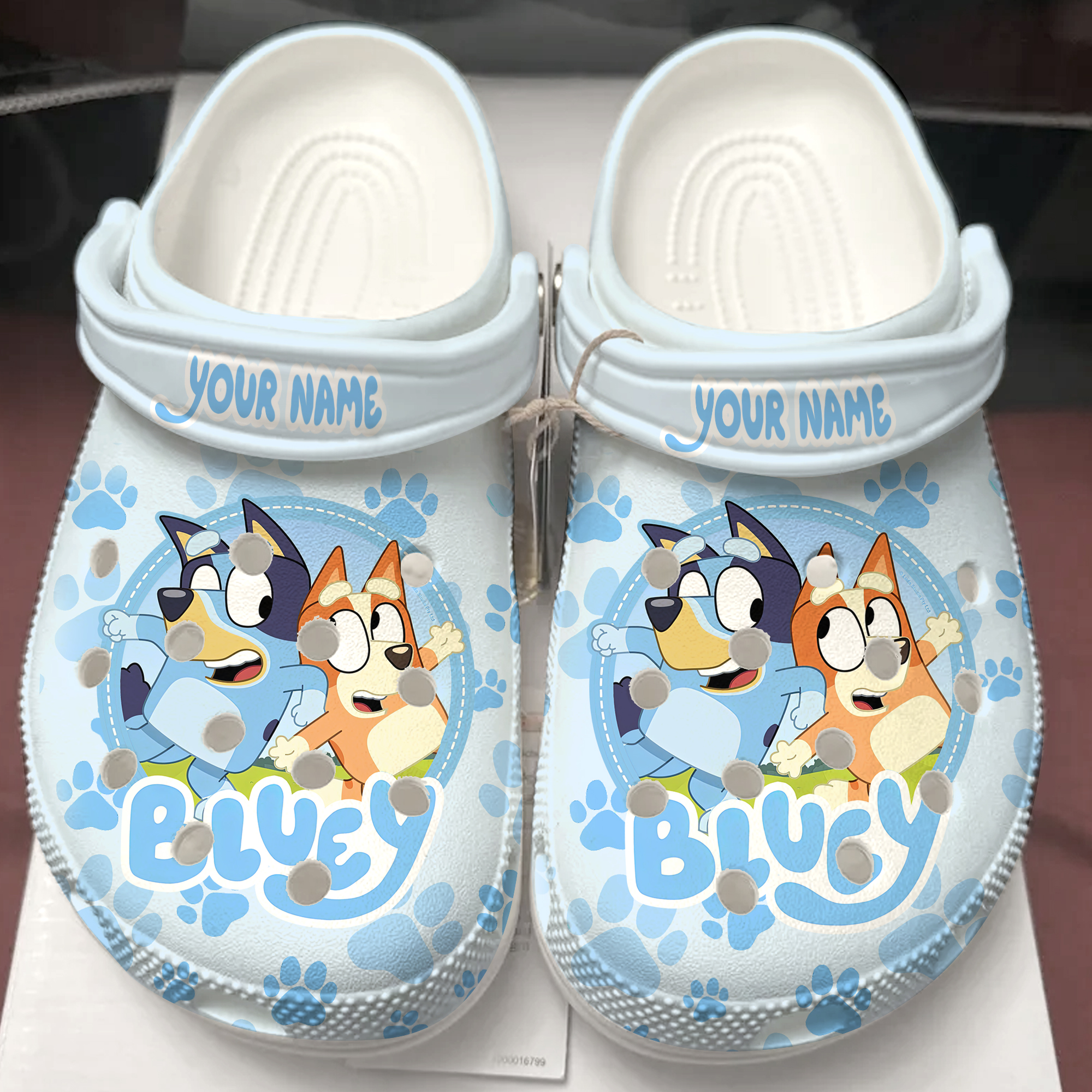 Bluey Cartoon Crocs Crocband Clogs Shoes Comfortable For Men Women and Kids