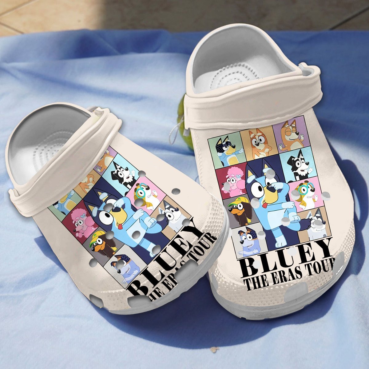 Bluey Cartoon Crocs Crocband Clogs Shoes Comfortable For Men Women and Kids