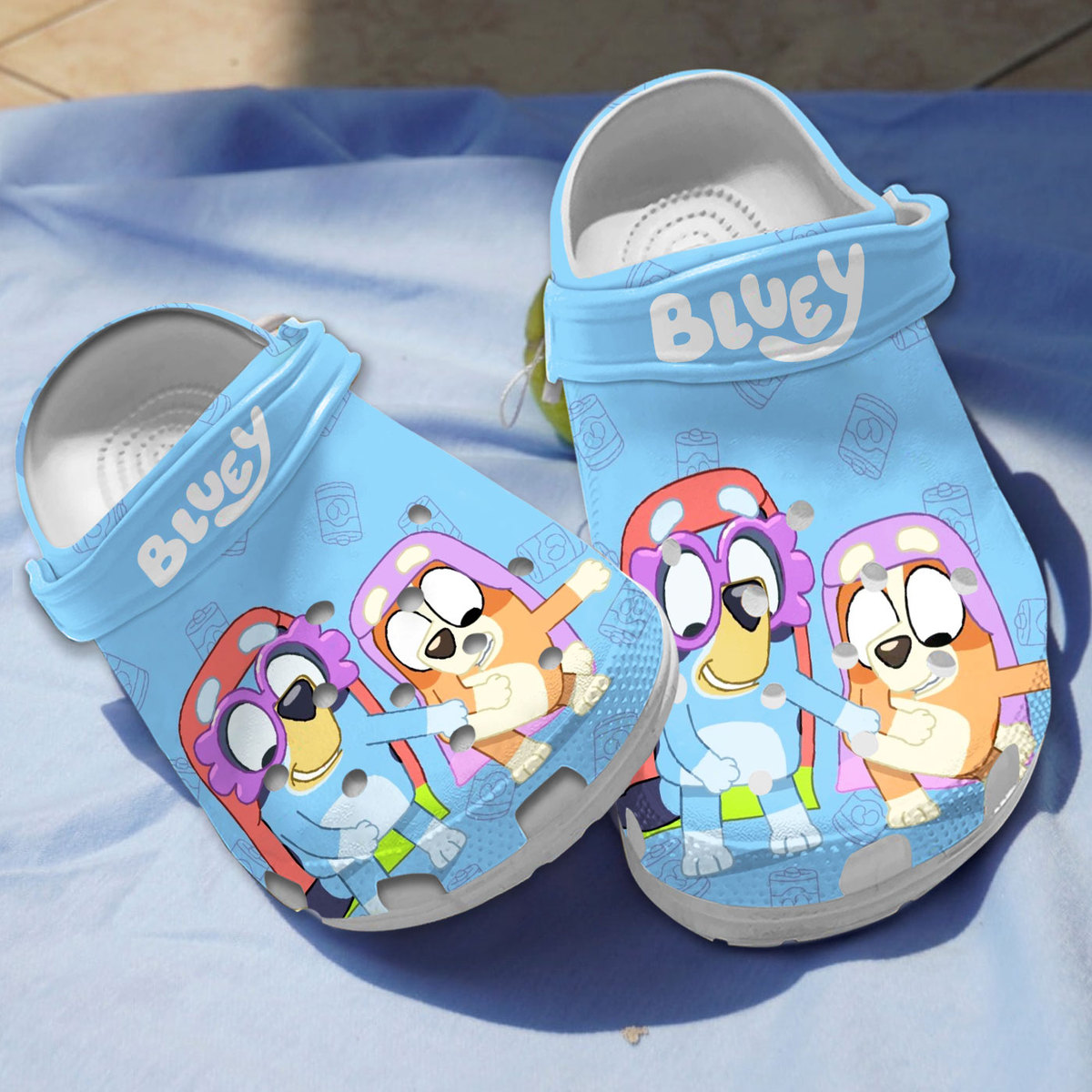 Bluey Cartoon Crocs Crocband Clogs Shoes Comfortable For Men Women and Kids