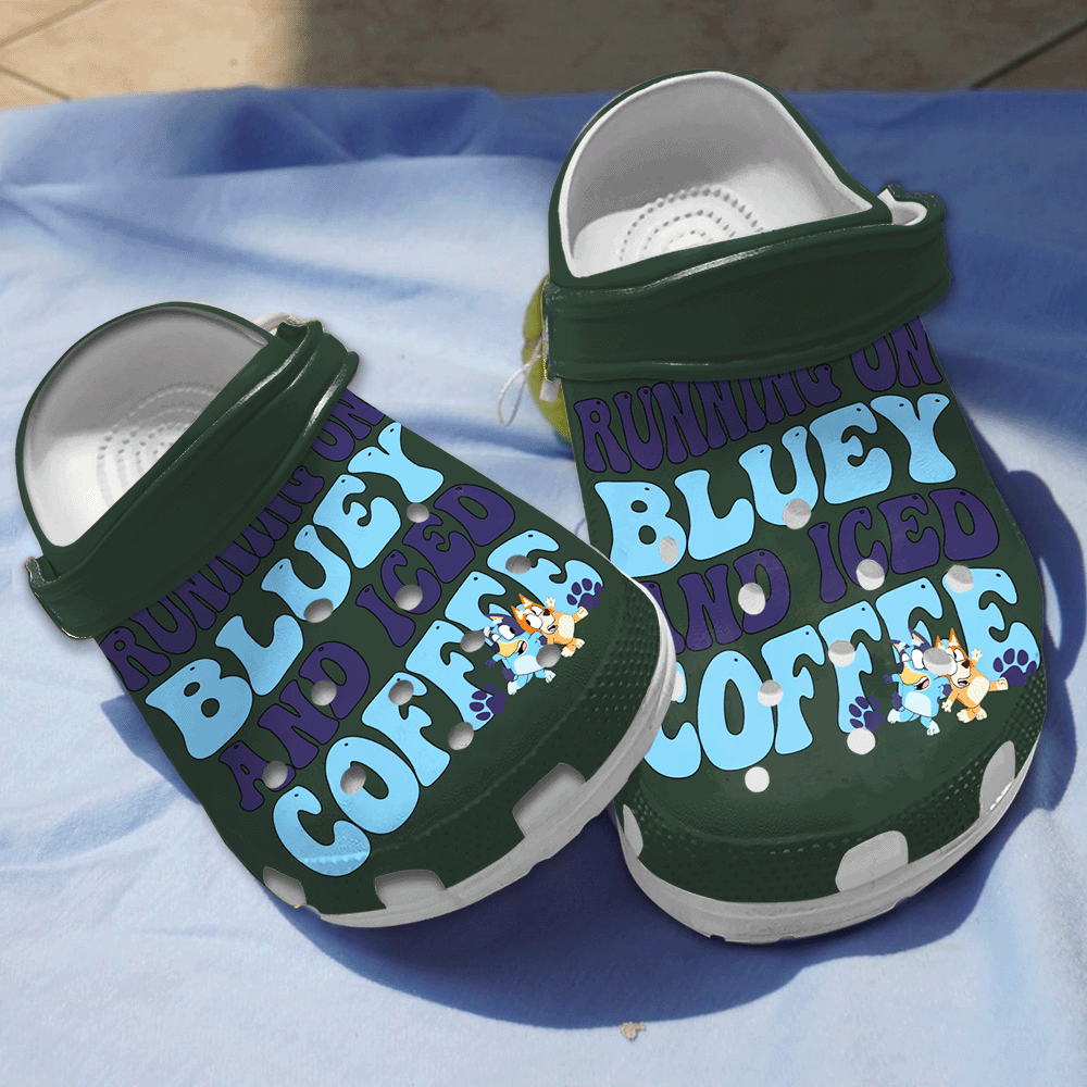 Bluey Cartoon Crocs Crocband Clogs Shoes Comfortable For Men Women and Kids