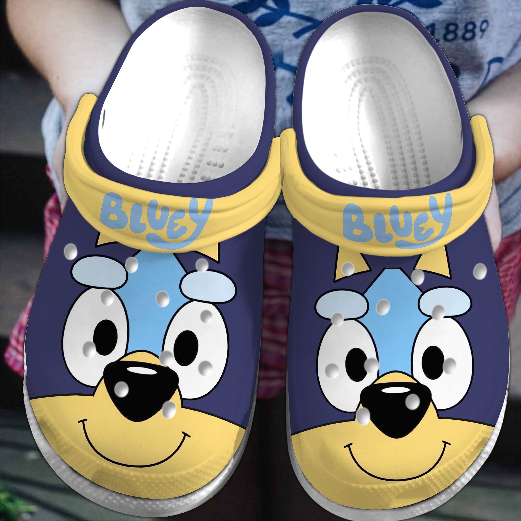 Bluey Cartoon Crocs Crocband Clogs Shoes Comfortable For Men Women and Kids