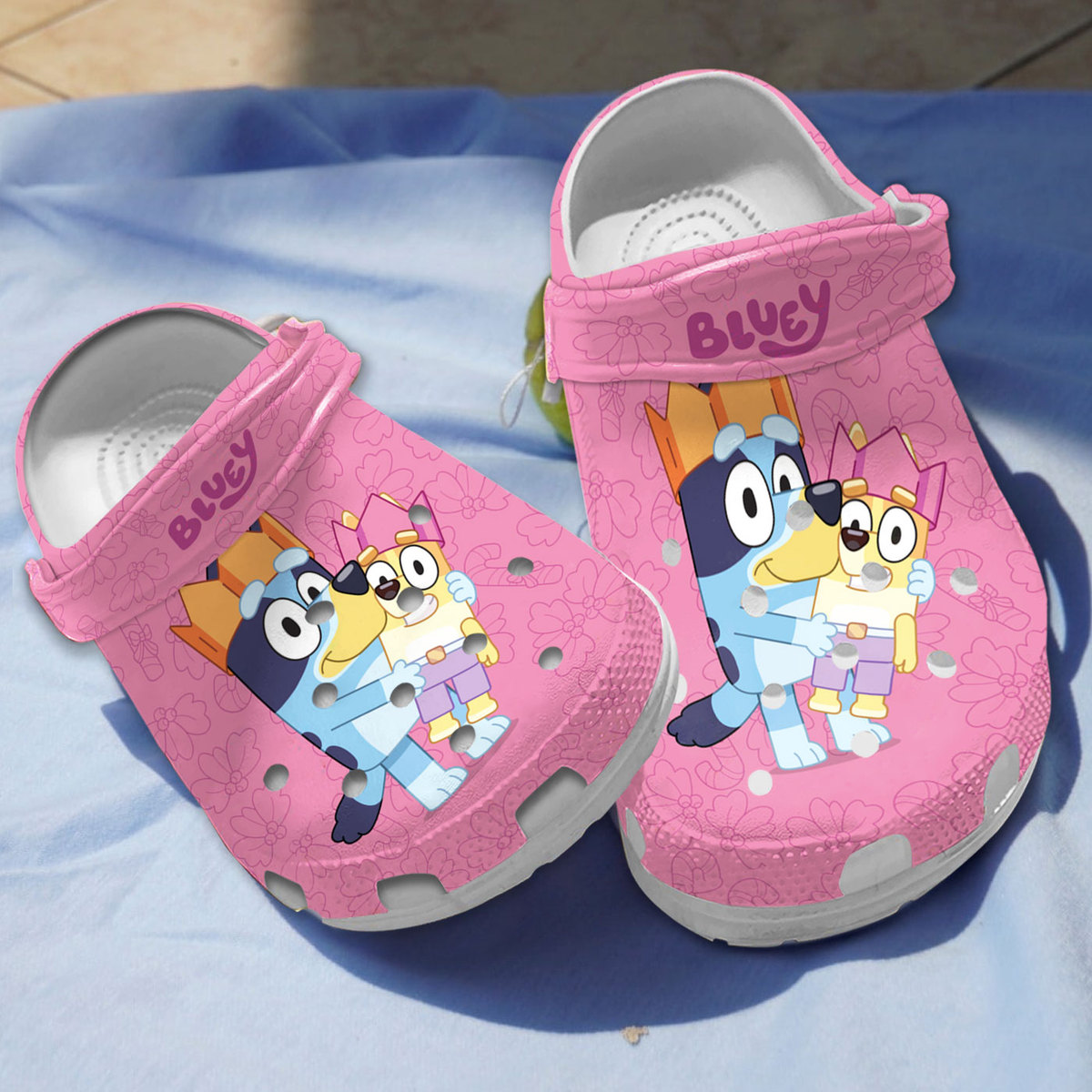 Bluey Cartoon Crocs Crocband Clogs Shoes Comfortable For Men Women and Kids