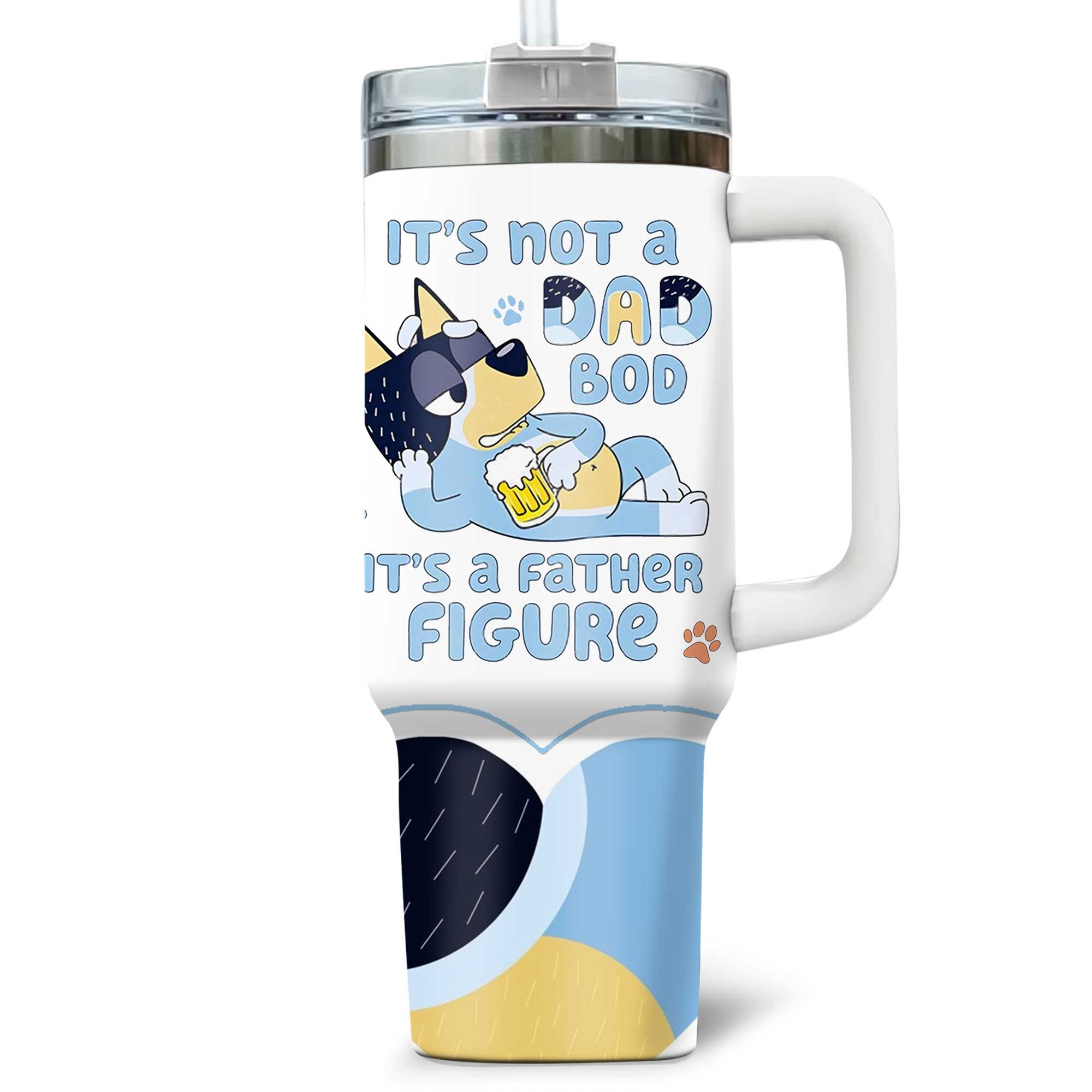 Bluey Cartoon Custom Stanley Cup 40 oz 30 oz Tumbler With HandleTVC2301169 - Image 3