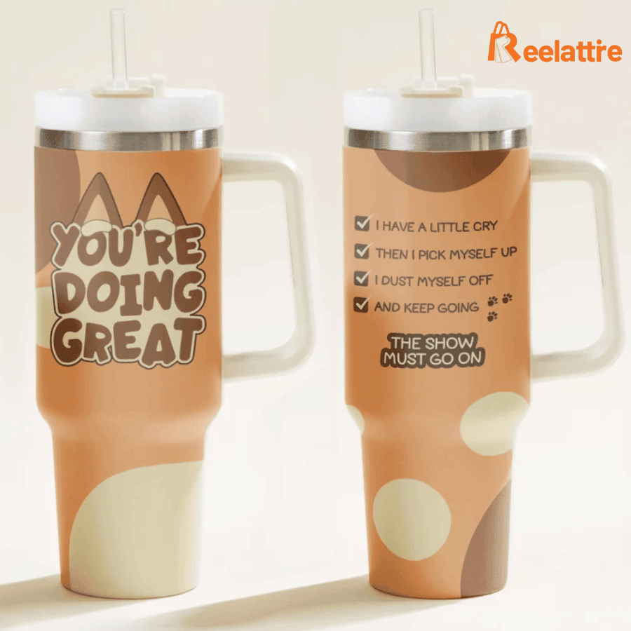 Bluey Cartoon Custom Stanley Cup 40 oz 30 oz Tumbler With HandleTVC2301335