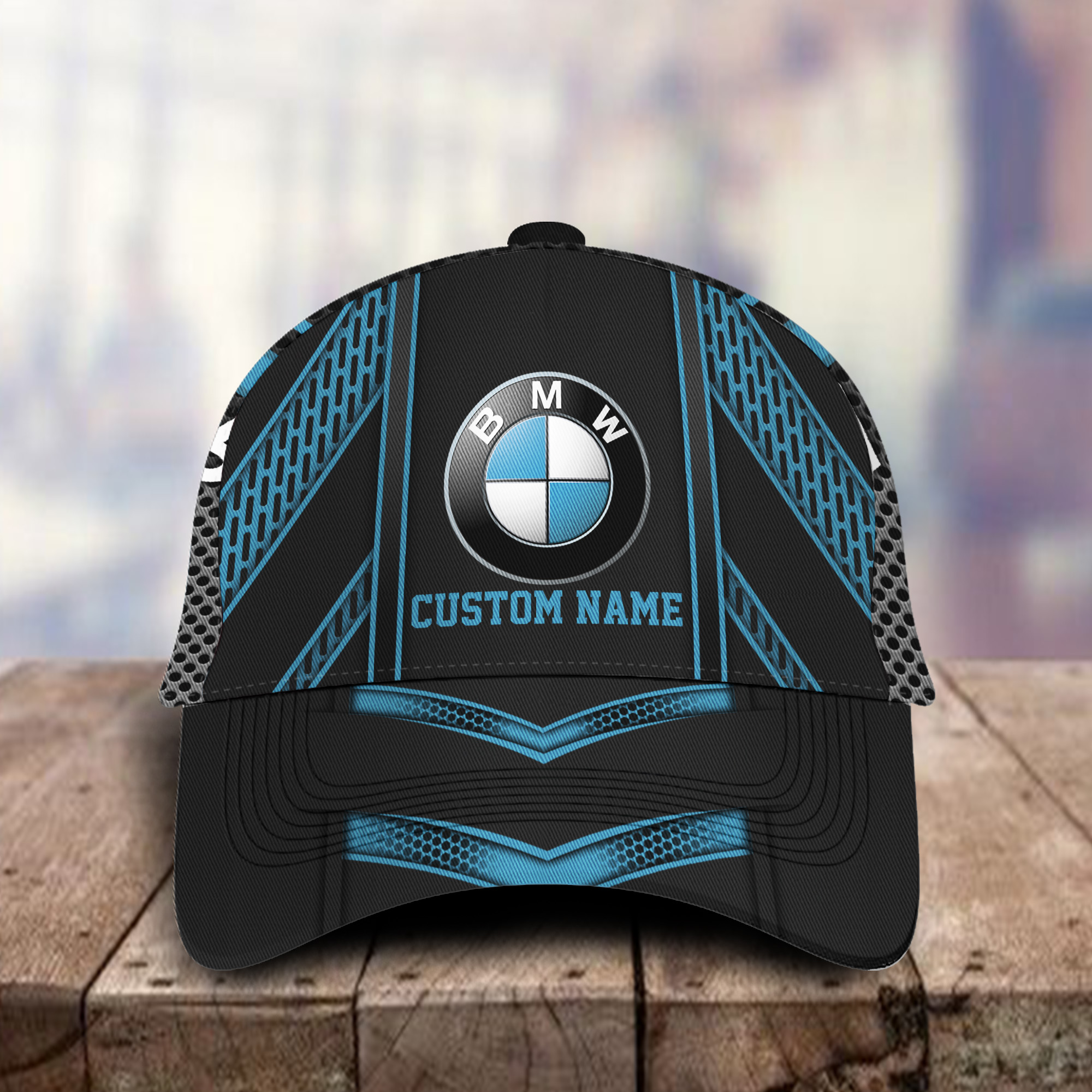 BMW 3D Classic Cap Hat Personalized Name For Men Women Trucker Hats Custom Hats Gifts For Men & Women