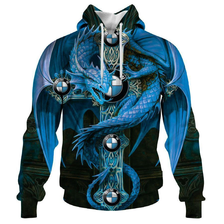 BMW Dragon 3D All Over Print Hoodie, Zip Hoodie