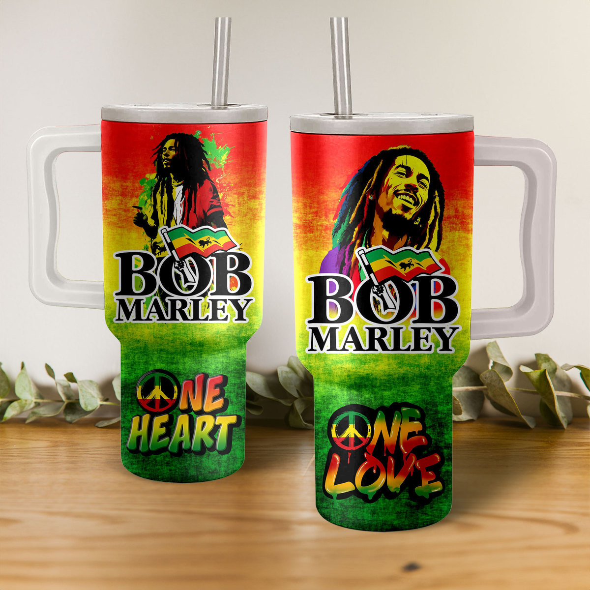 Bob Marley Music Custom Stanley Cup 40 oz 30 oz Tumbler With HandleTVC2301152