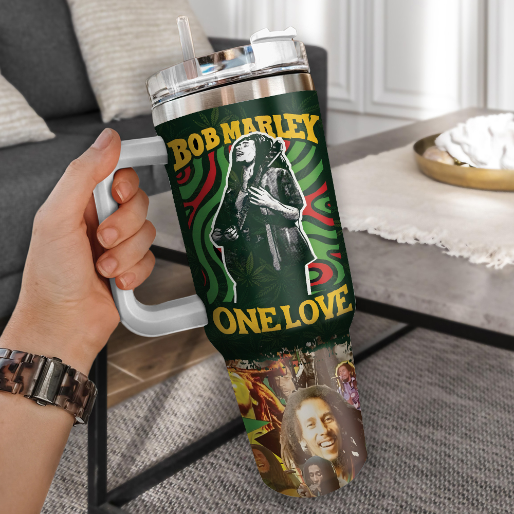 Bob Marley Music Custom Stanley Cup 40 oz 30 oz Tumbler With HandleTVC2301248 - Image 2
