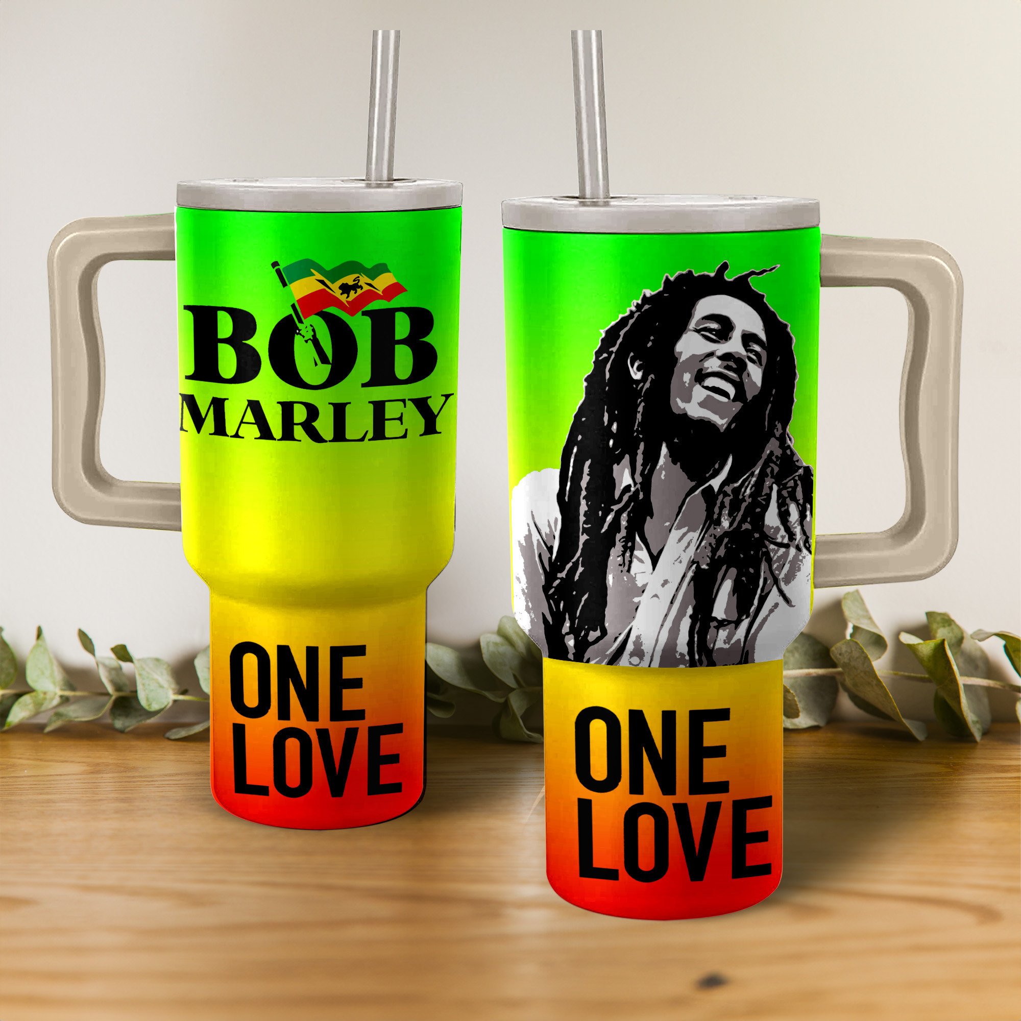 Bob Marley Music Custom Stanley Cup 40 oz 30 oz Tumbler With HandleTVC2301275