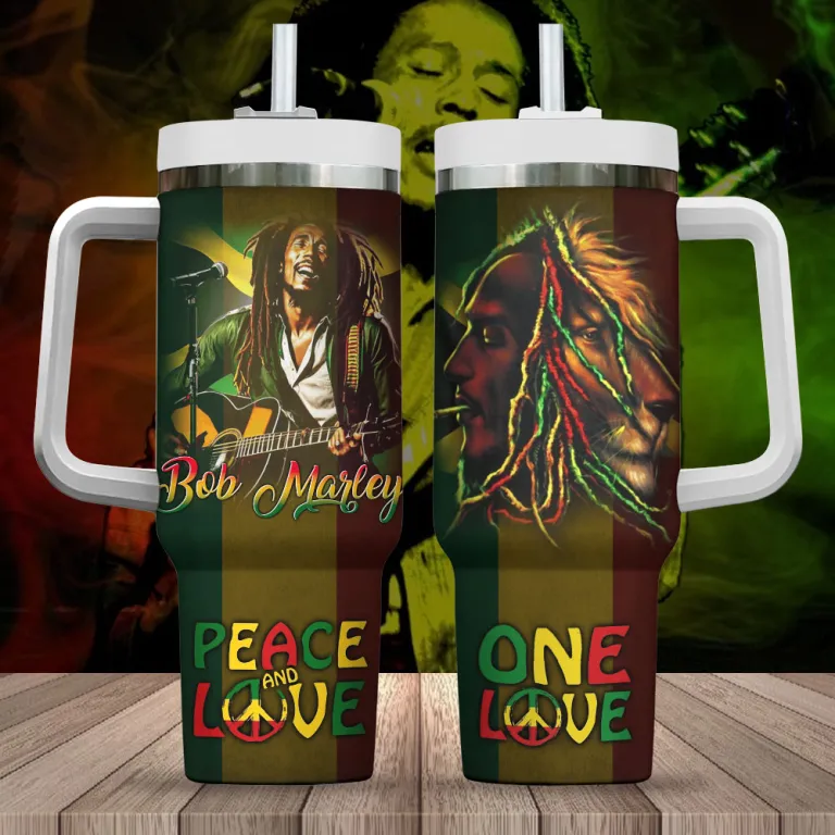 Bob Marley Music Custom Stanley Cup 40 oz 30 oz Tumbler With HandleTVC2301280