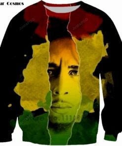 Bob Marley Ugly Christmas Sweater Adult 3D Funny Matching for family