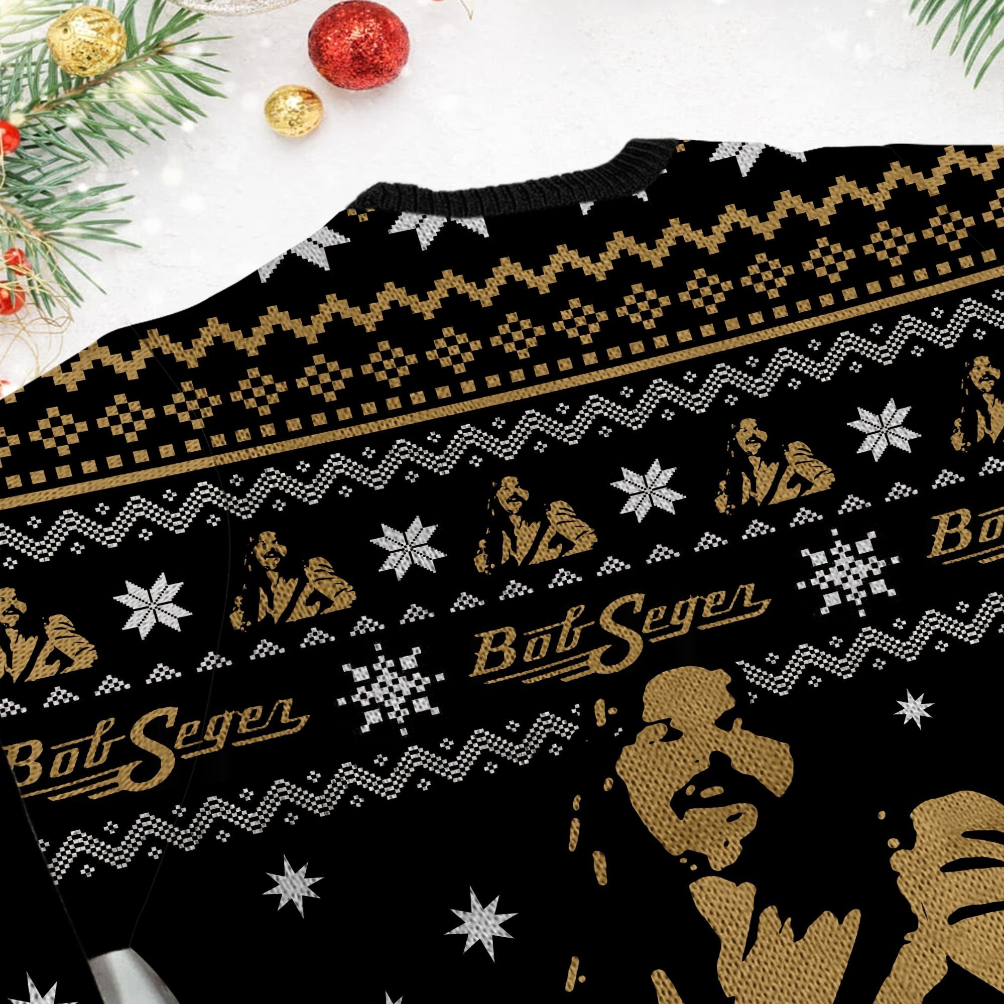 Bob Seger Thank You For The Memories Shirt Full Size For Fans Ugly Christmas Sweater Adult 3D Funny Matching for family - Image 6