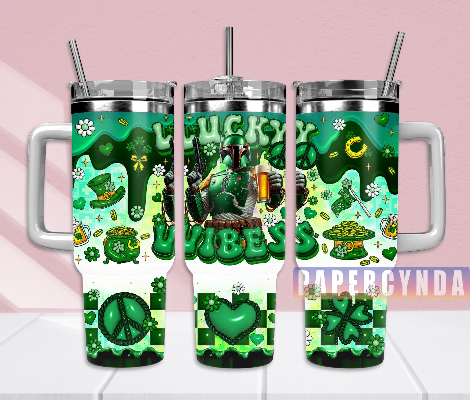 Boba Fett Star Wars Custom Stanley Cup 40 oz 30 oz Tumbler With HandleTVC2301834